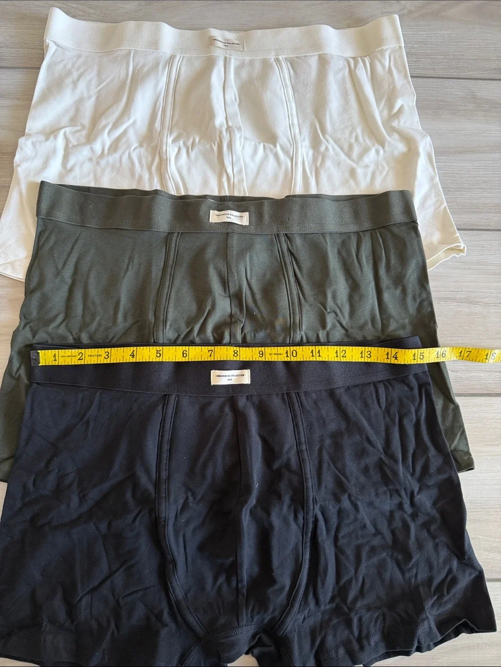 ZARA 3 Pack Soft Boxer Briefs Black Green Beige Size XL NEW IN BOX